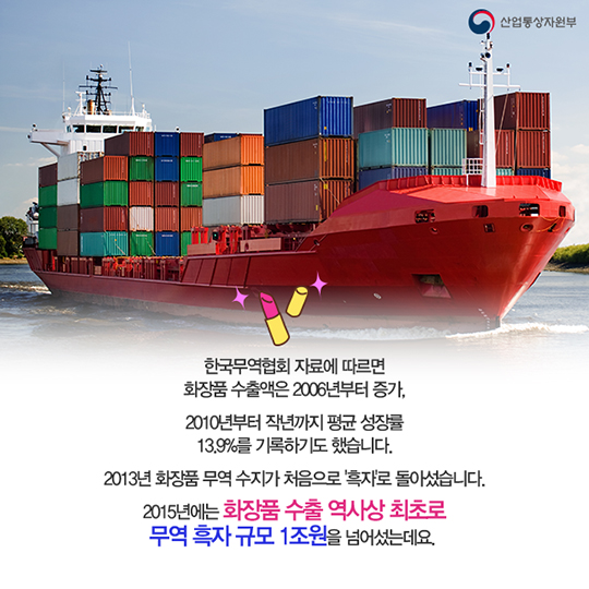대한민국 수출 역군 - 화장품