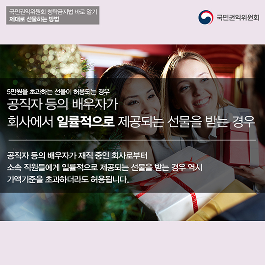 감사의 마음을 전하는 선물, 청탁금지법에서는 어디까지 허용될까요?