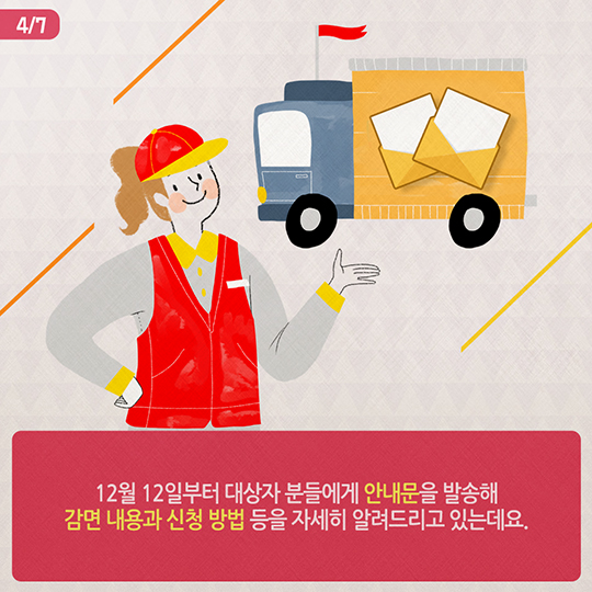 사회취약계층, 요금감면 혜택 받으세요!