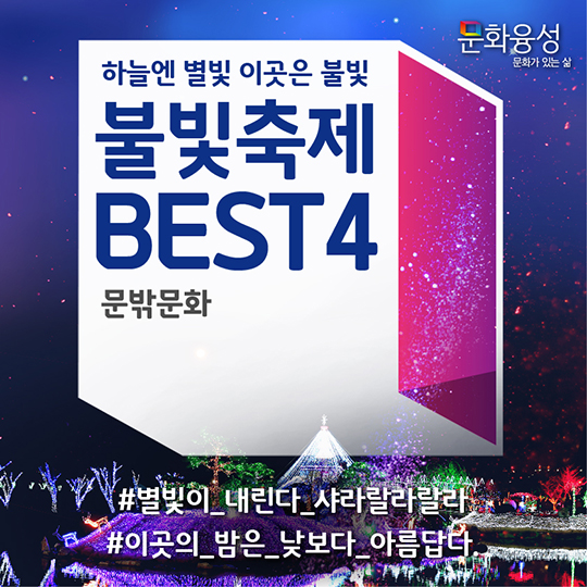 전국 불빛축제 BEST 4