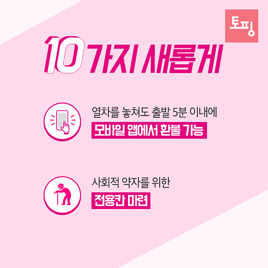 수서고속철도 SRT로 여행의 품격이 달라진다!