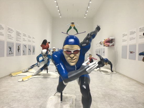 동계 올림픽 종목 조형물