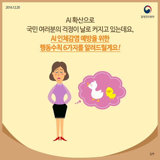 AI 인체감염, 정확히 알면 예방할 수 있어요!