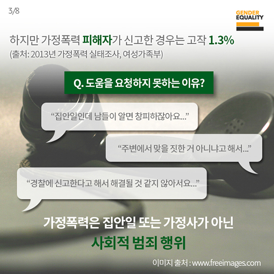가정사가 아닌 범죄행위, 가정폭력