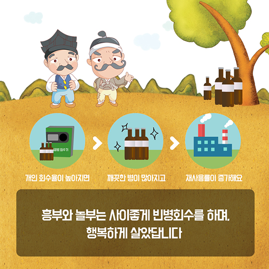 흥부놀부의 두번째 이야기, 빈용기 보증금을 돌려받아라!