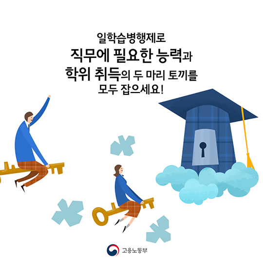 일학습병행제로 일과 학습 모두 잡자! 