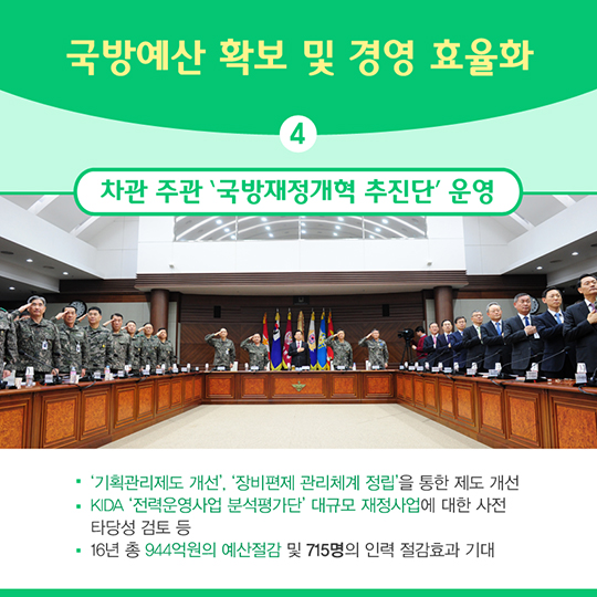 2016 국방부 주요성과 미래지향적 방위역량 강화