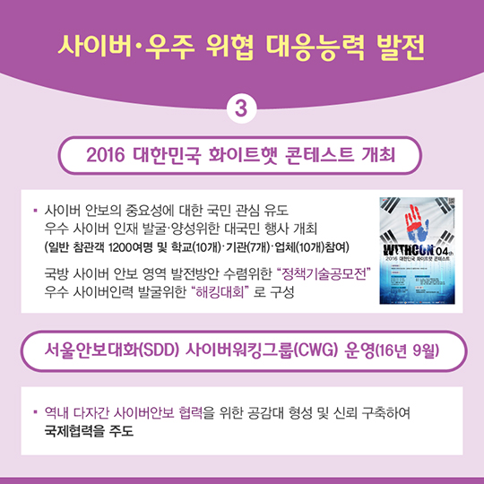 2016 국방부 주요성과 확고한 국방태세 확립