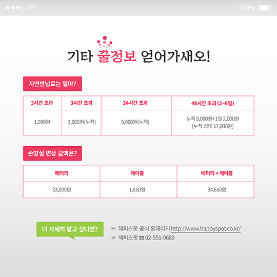 지하철 보조배터리 대여