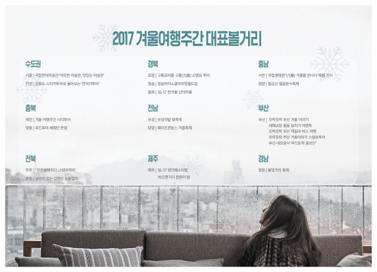 2017 겨울여행주간 대표볼거리. (출처=문화체육관광부 누리집)