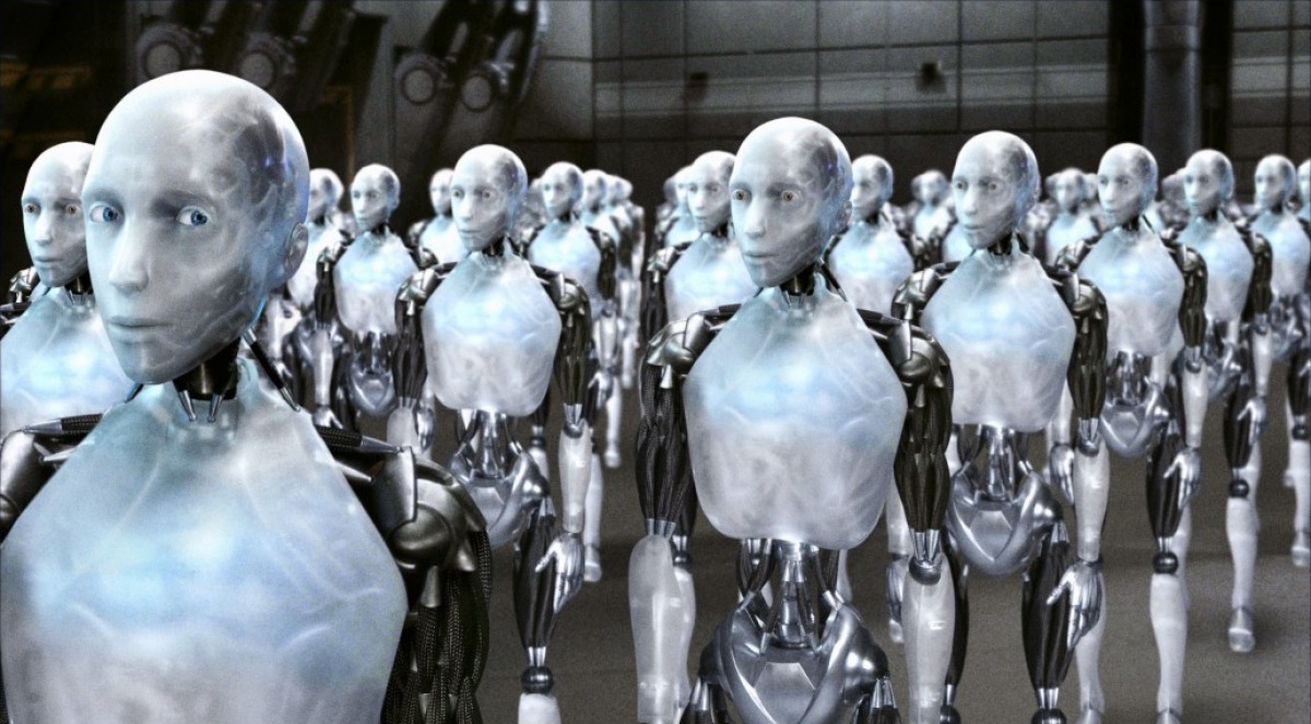 영화 아이, 로봇(I, robot 2004)의 한 장면
