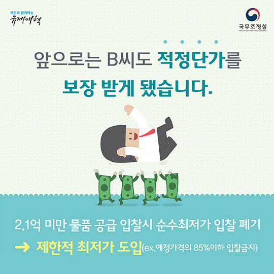 공공조달 입찰방법, 최저가낙찰제