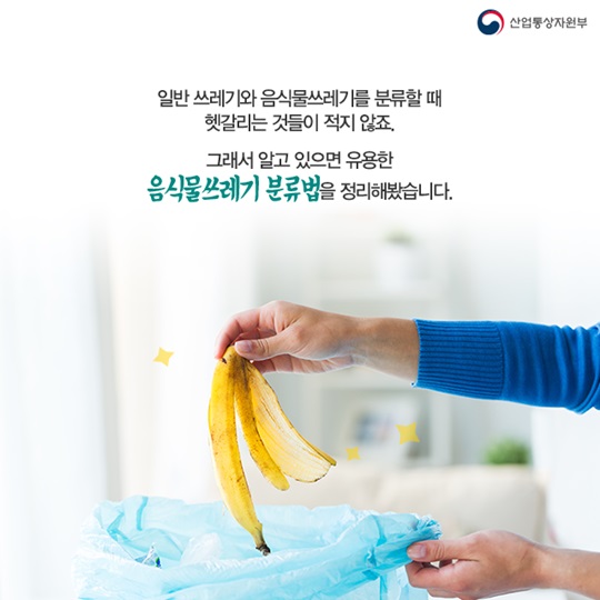 간편한 음식물쓰레기 분류법 - 애매한 것들의 지침서
