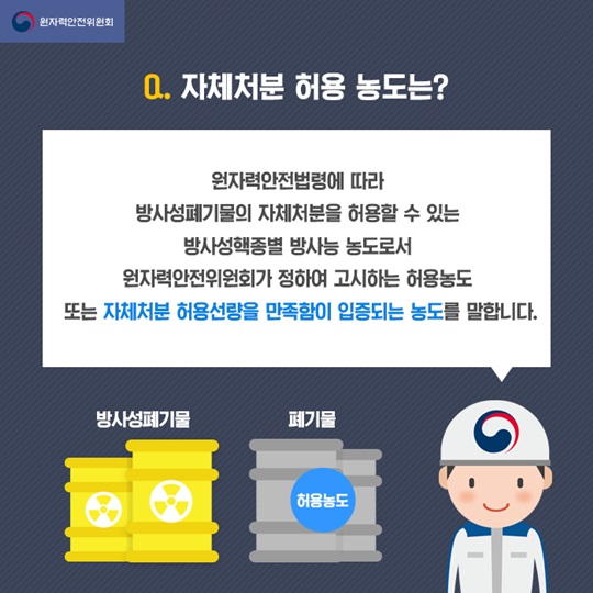 방사성폐기물 자체처분 A부터 Z까지 살펴보기 