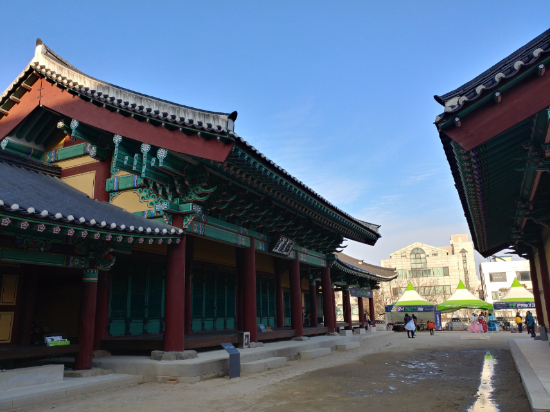 페스티벌이 진행되는 명주동 일원의 고즈넉한 풍경