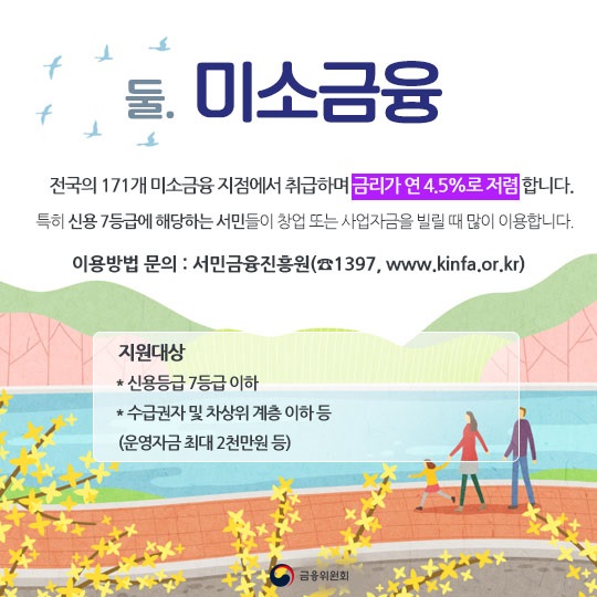 서민을 위한 금융대출상품 5선 