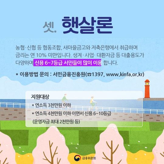 서민을 위한 금융대출상품 5선 