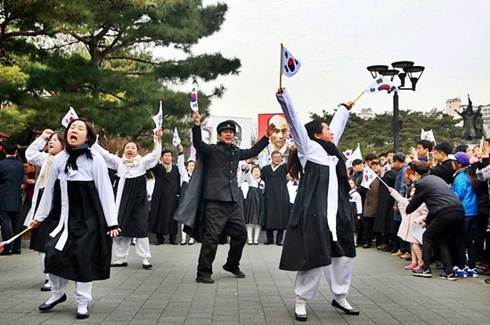 1919년 3,1만세운동 재현 