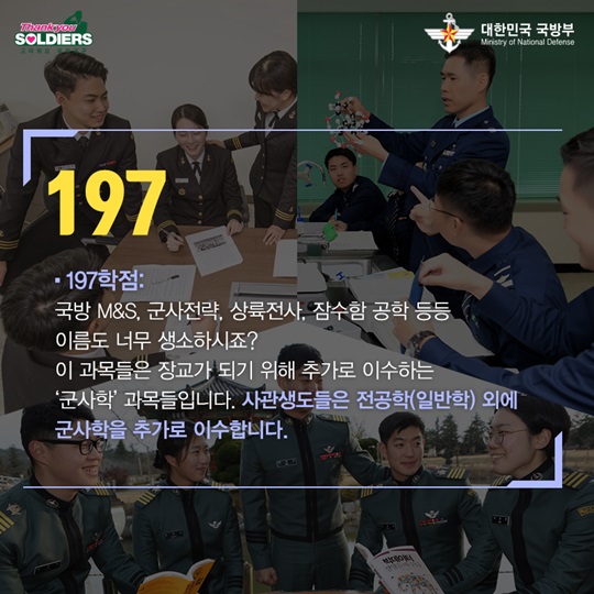숫자로 보는 대한민국 장교가 되는 과정!