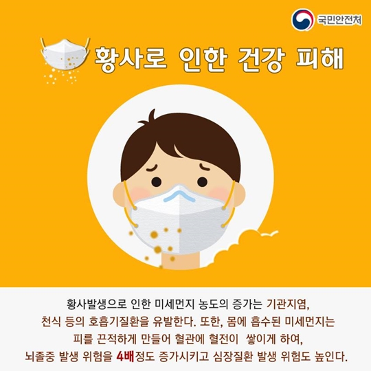 황사대비 국민행동요령으로 황사에 대응하자