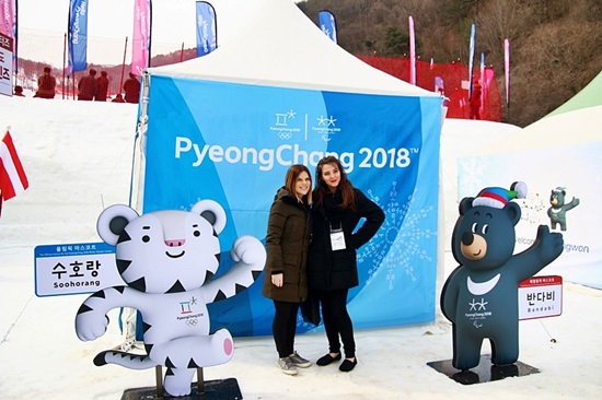정선 알파인스키장을 찾은 외국인들