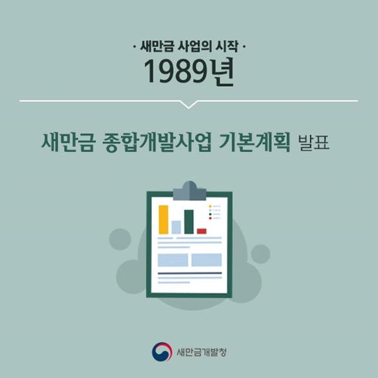연도로 보는 새만금 사업 1편