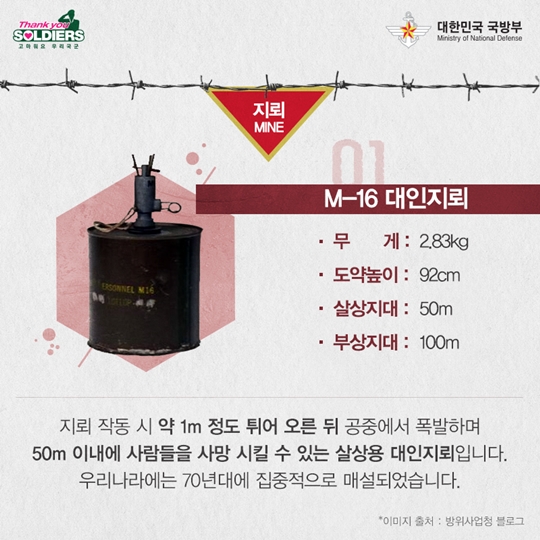 땅속에 매설되어 적군을 사살하는 폭발무기
