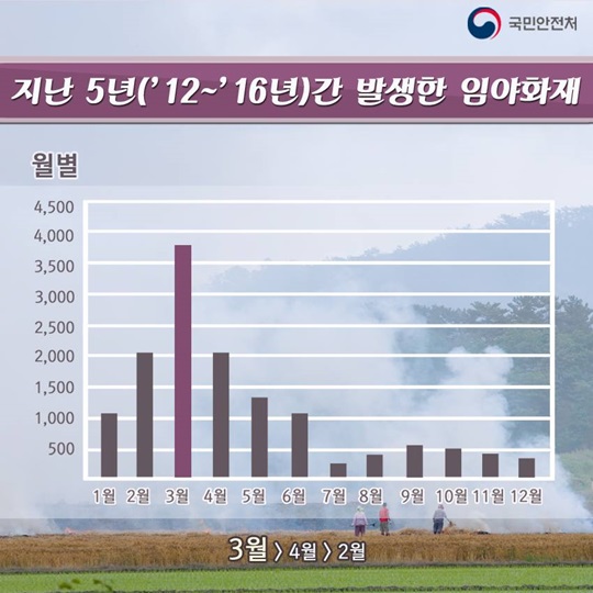 산불·들불 3월 최다 발생! 그 예방법은?