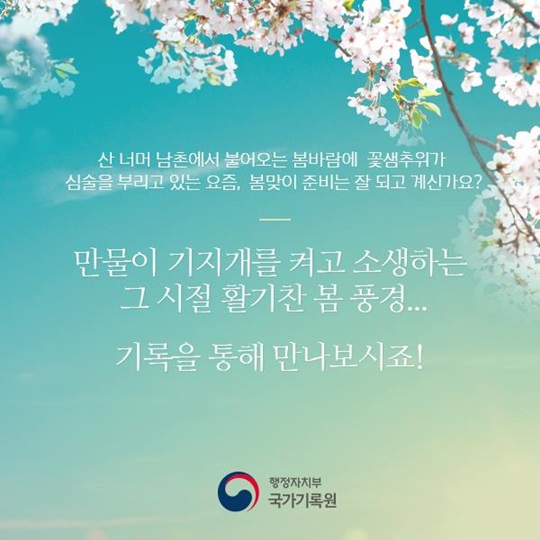 기록으로 보는 봄 풍경