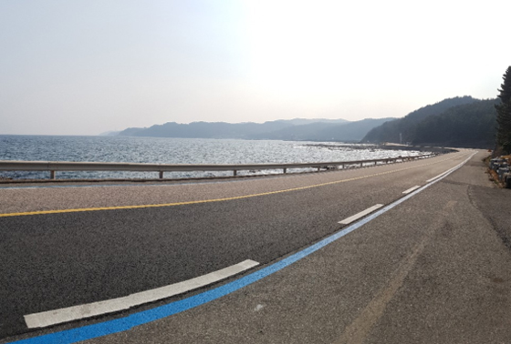 영덕 해안도로 자전거길.