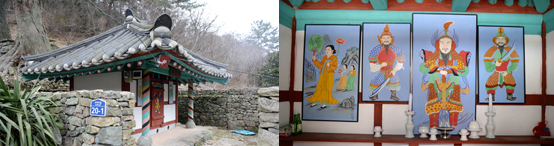 설운장군을 모시는 지영사. 매년 10월 보름에 당제를 모신다. 장군이 죽임을 당한 날이다. 