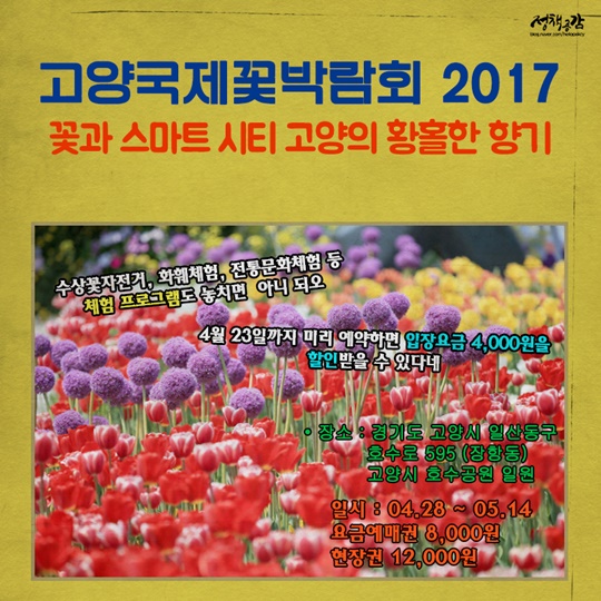 봄꽃 축제들아 기다려라 우리가 간다