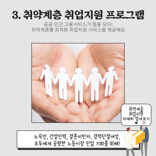 맞춤형 취업 지원 제도를 