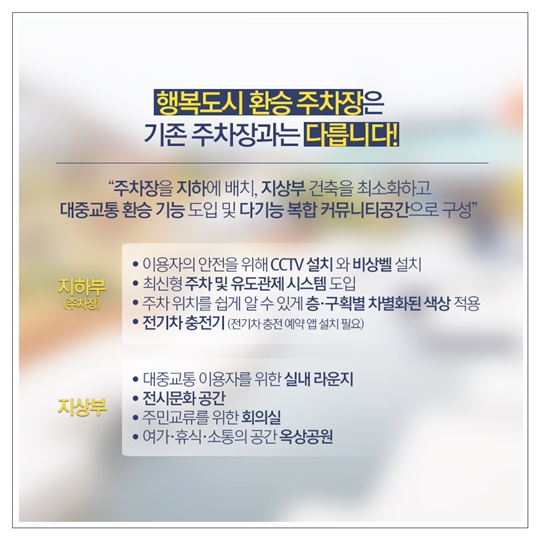 행복도시에만 있다 50% 할인받는 환승주차장