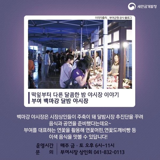 봄날 밤이라 더 로맨틱한 야시장