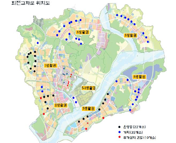 회전교차로 위치도(제공=행정중심복합도시건설청)