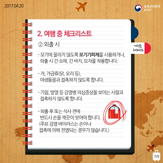 해외여행 시 체크리스트