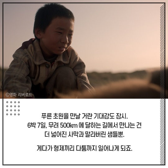 중국의 사막화를 그리다. 리버로드
