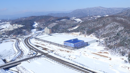 멋진 위용을 드러낸 국제방송센터.(사진=2018 평창동계올림픽대회 조직위원회)