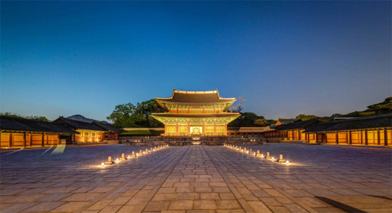 창덕궁 인정전 밤 풍경. (사진 = 문화재청)
