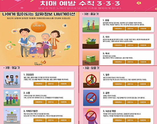 치매 예방 수칙 3？3？3