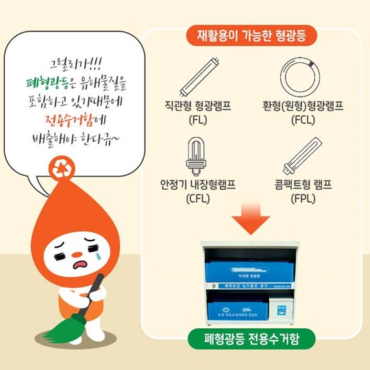 폐형광등, 어떻게 버려야 할까?