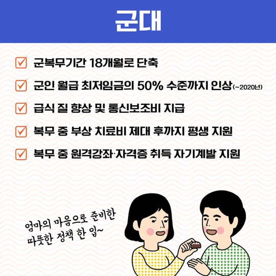 청년들을 위한 공약