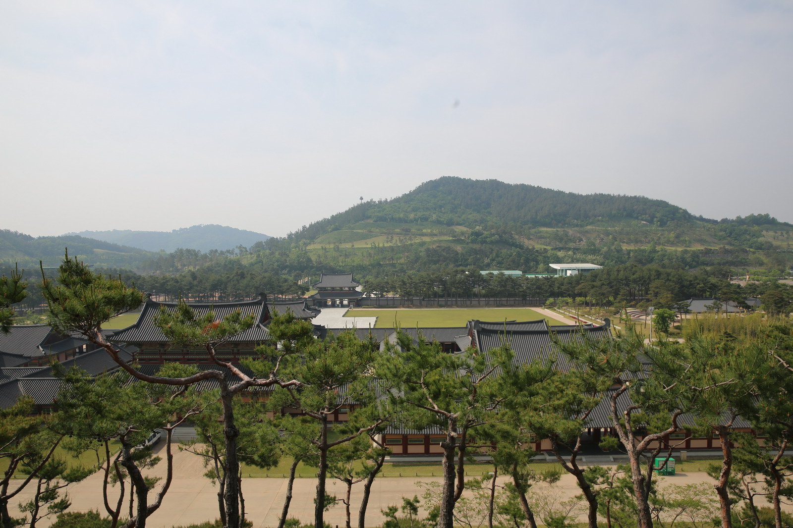 전망대에서 내려다본 백제문화단지