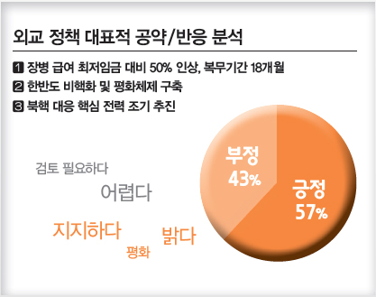  외교 정책 대표적 공약/ 반응 분석