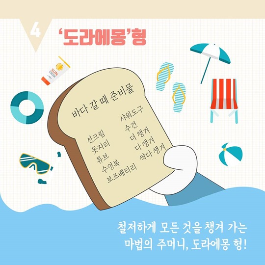 바다 놀러갔을 때 당신의 유형은?