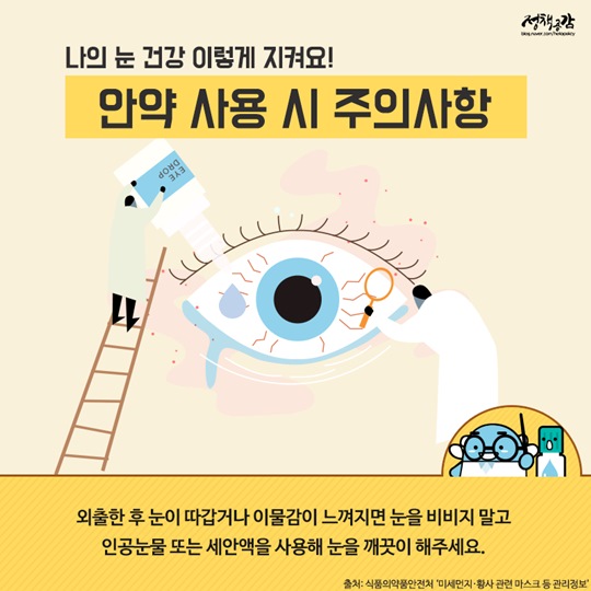 미세먼지·황사 심한 날, 렌즈 착용하다