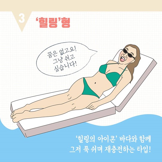 바다 놀러갔을 때 당신의 유형은?