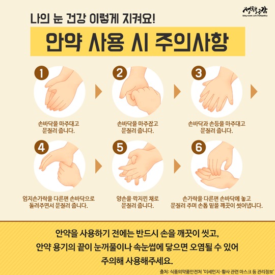 미세먼지·황사 심한 날, 렌즈 착용하다