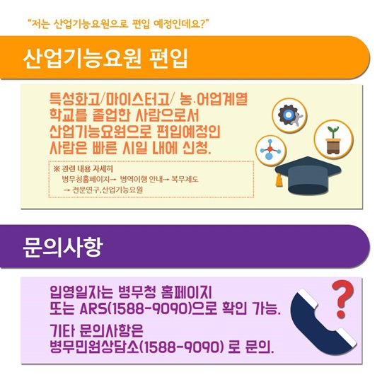 입영을 앞둔 현역병이라면 필독